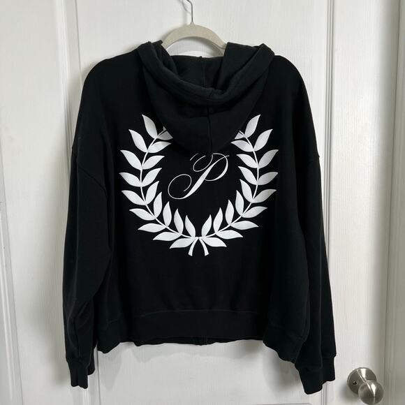 Victoria's Secret PINK Everyday Fleece Relaxed Full-Zip Hoodie Womens Size Large - Picture 5 of 6